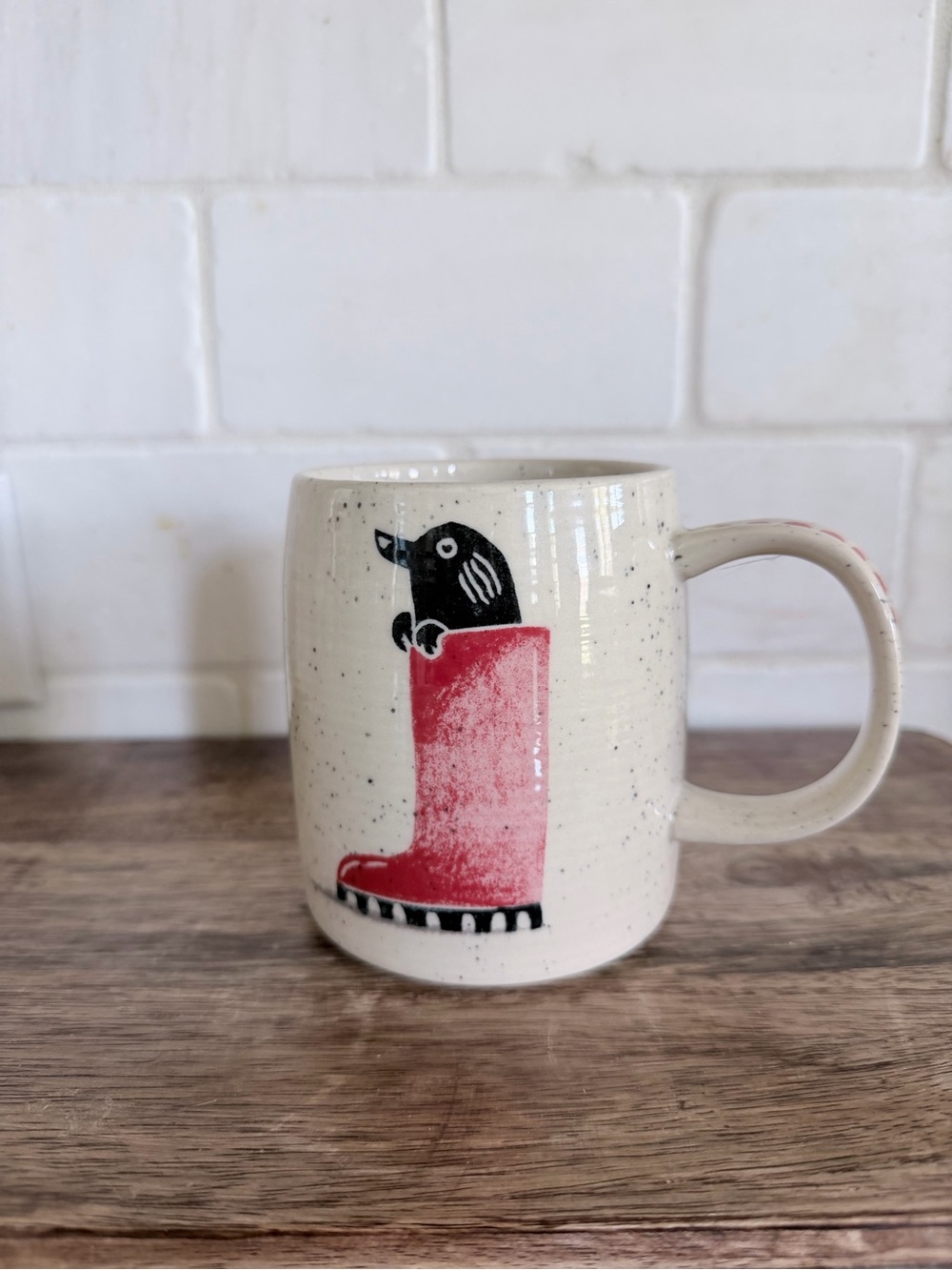 Anthropologie x Sowie Sowies Playful Pup Mug 13.5oz